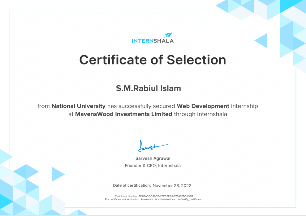 Certificate 2